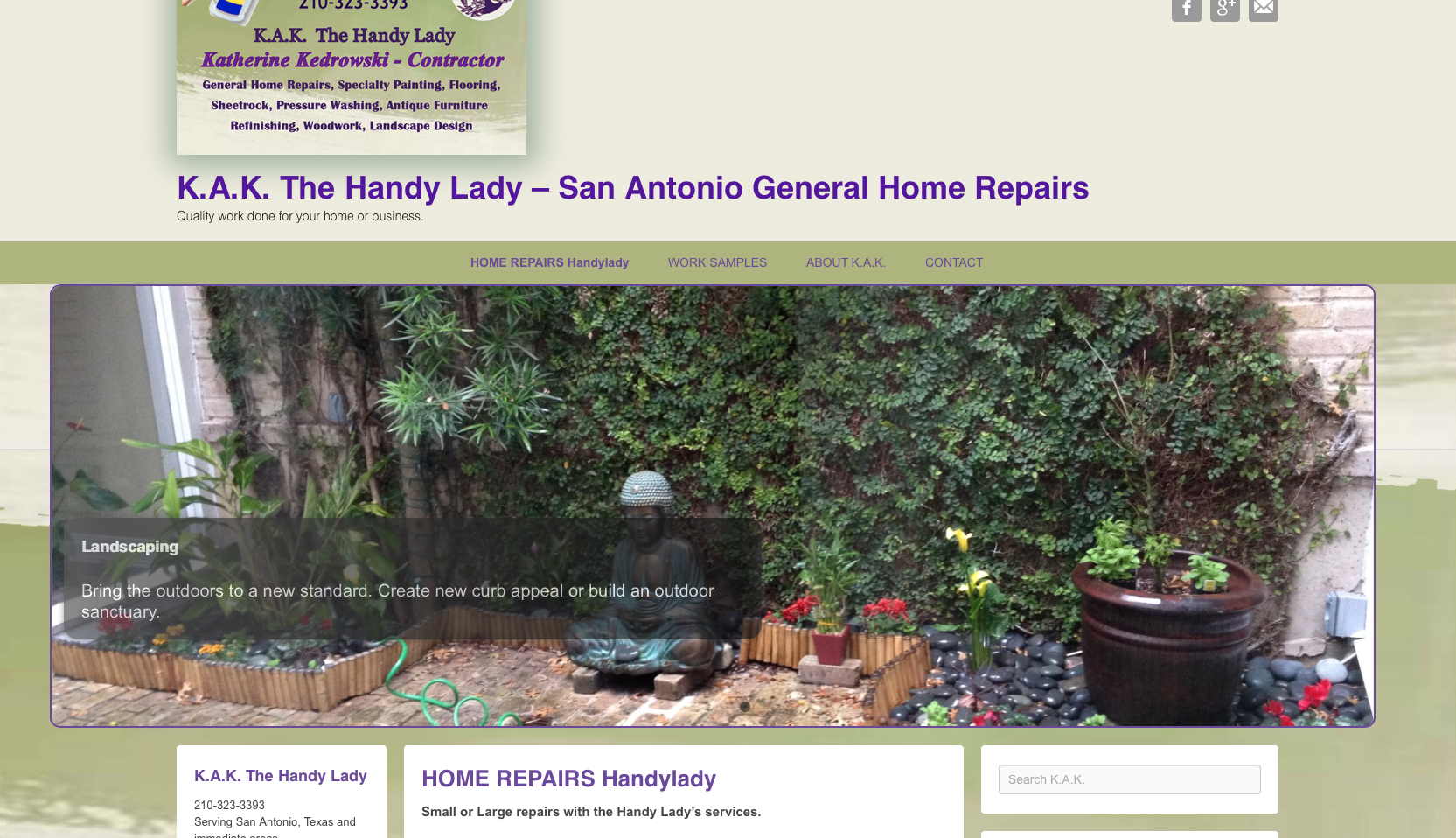 Handyman website