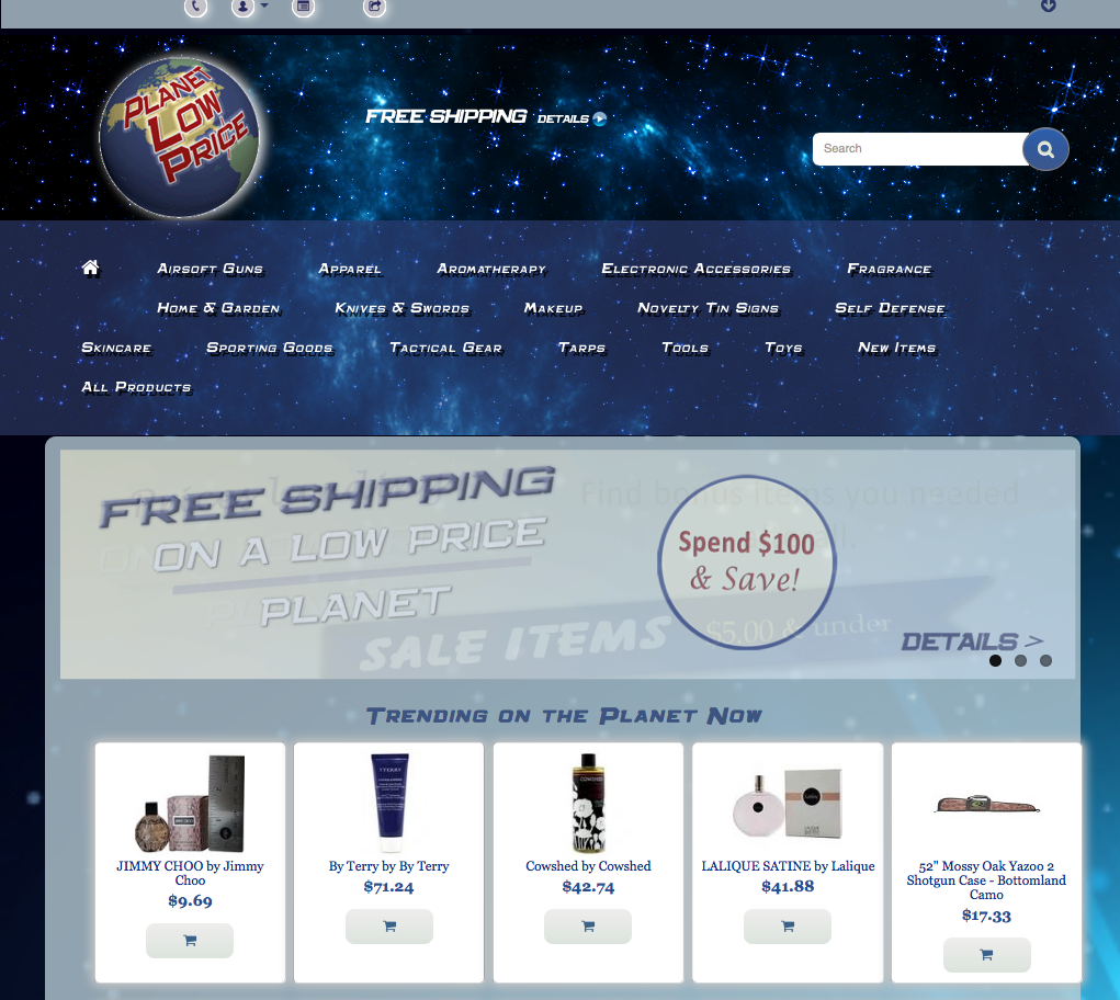 Online Store Website Design